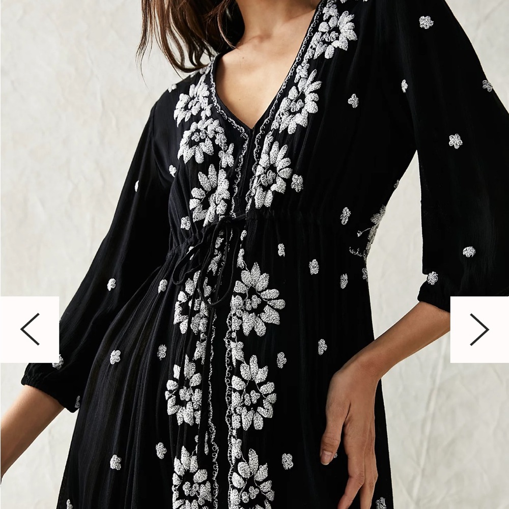 Embroidered Fable Maxi Dress